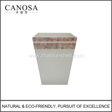 Good Quality Pink Shell Garbage Bin for Hotel